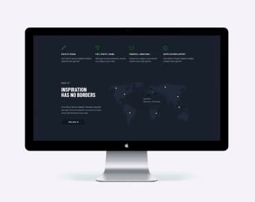 Computer Monitor featuring website